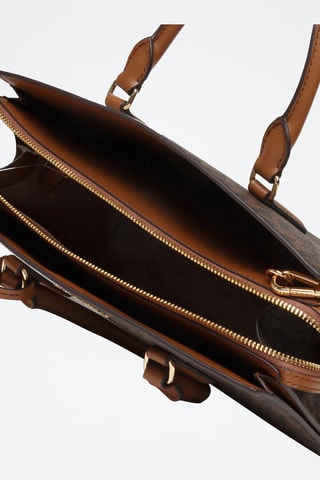 Handtas - Bruin en Ecru