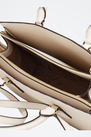 Leren Handtas - Ecru