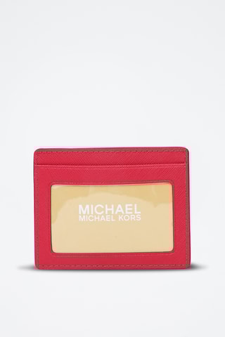 Leren Pasjeshouder - Rood