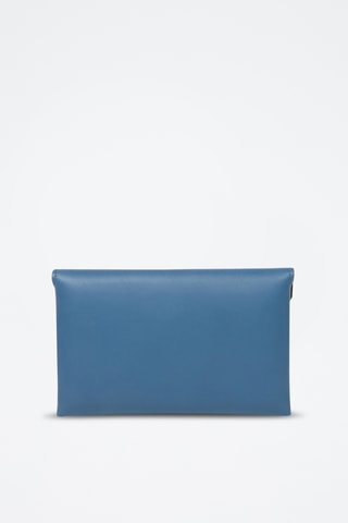 3 Leren Enveloppen - Kobaltblauw