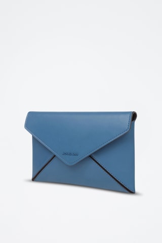 3 Leren Enveloppen - Kobaltblauw