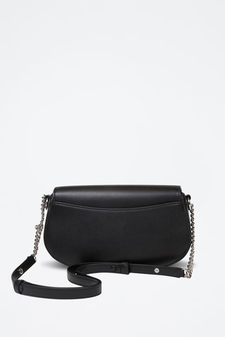 Leren Schoudertas - Zwart