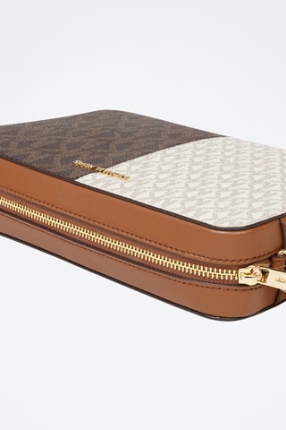 Schoudertas - Bruin en Ecru