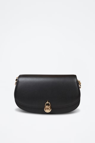 Leren Schoudertas - Zwart