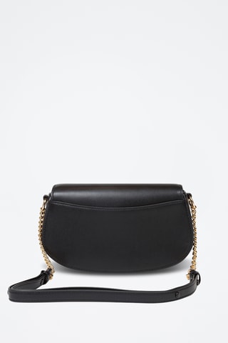 Leren Schoudertas - Zwart