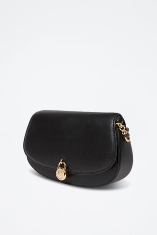 Leren Schoudertas - Zwart