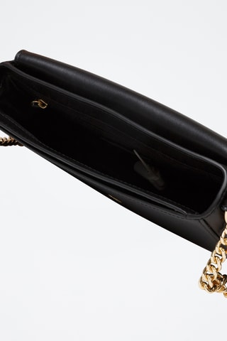 Leren Schoudertas - Zwart