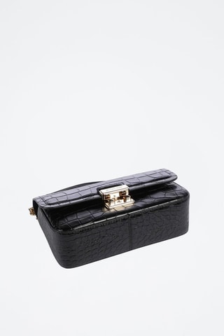 Leren Schoudertas Tribeca - Zwart