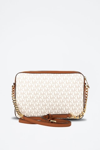 Schoudertas Ecru en Taupe