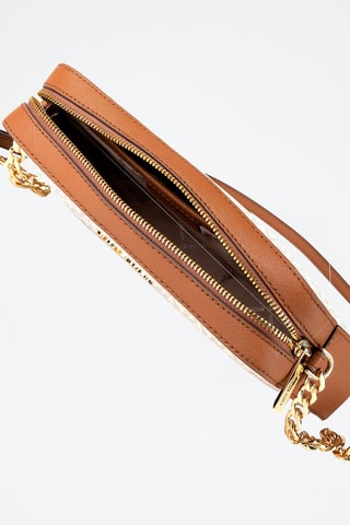 Schoudertas Ecru en Taupe