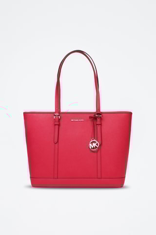 Leren Shopper - Rood