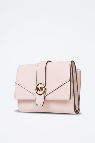 Leren Portefeuille - Poederroze