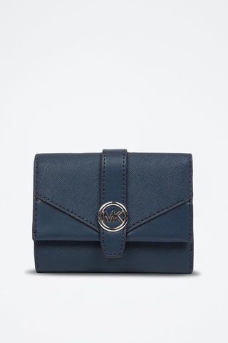 Leren Portefeuille Greenwich- Marineblauw