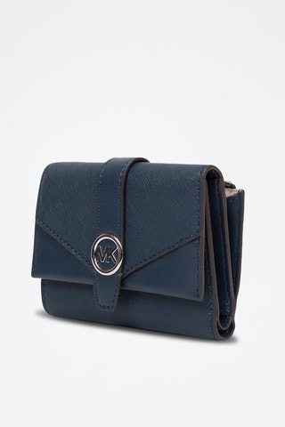 Leren Portefeuille Greenwich- Marineblauw