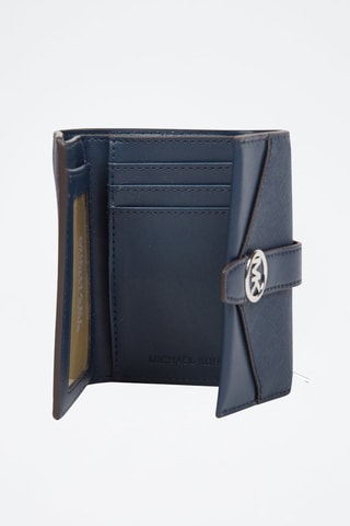 Leren Portefeuille Greenwich- Marineblauw