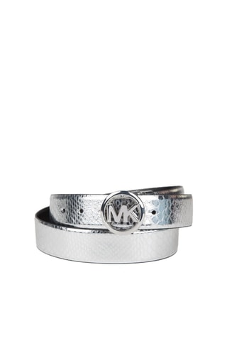 Leren Riem - Zilverkleurig