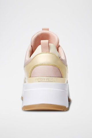 Platform Sneakers Trainer - Roze en Goudkleurig