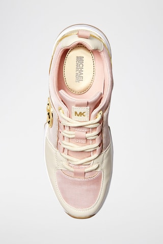 Platform Sneakers Trainer - Roze en Goudkleurig