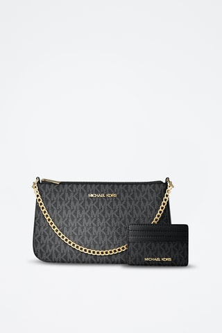 Handtas en Pasjeshouder - Zwart en Grijs