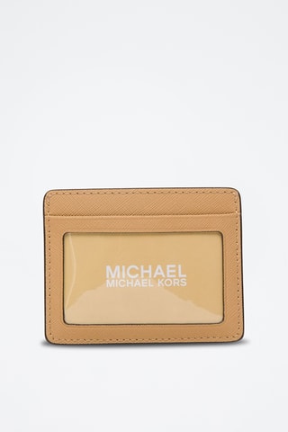 Leren Pasjeshouder - Beige