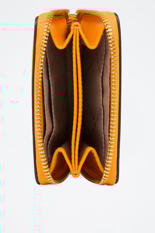 Leren Pasjeshouder - Oranje