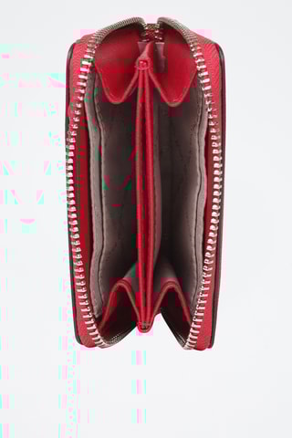 Leren Pasjeshouder - Rood