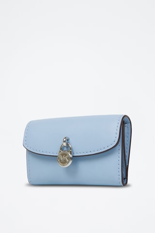 Leren Clutch - Hemelsblauw