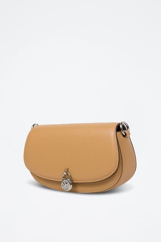 Leren Schoudertas - Rood Beige