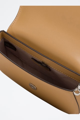 Leren Schoudertas - Rood Beige