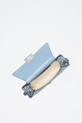 Leren Handtas - Blauw