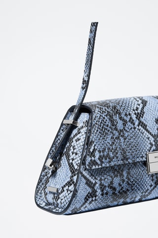 Leren Handtas - Blauw