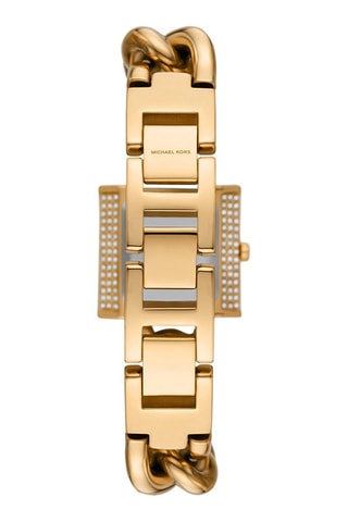 Montre à quartz en acier - Doré