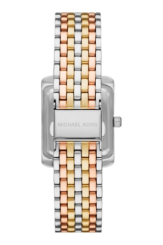 Stalen Quartz Horloge - Goudkleurig en Zilverkleurig