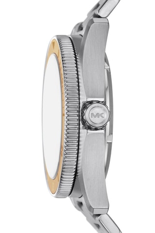 Stalen Quartz Horloge - Zilverkleurig en Goudkleurig