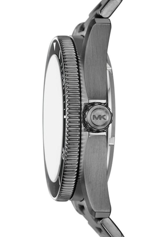 Stalen Quartz Horloge - Grijs