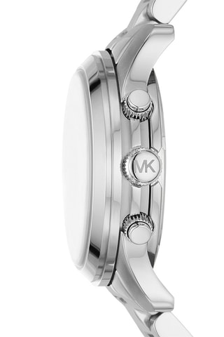 Stalen Quartz Horloge - Chronograaf - Zilverkleurig