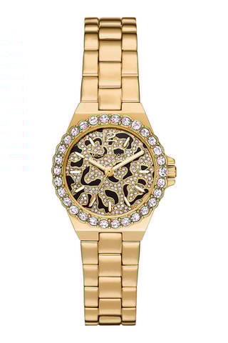 Stalen Quartz Horloge - Goudkleurig