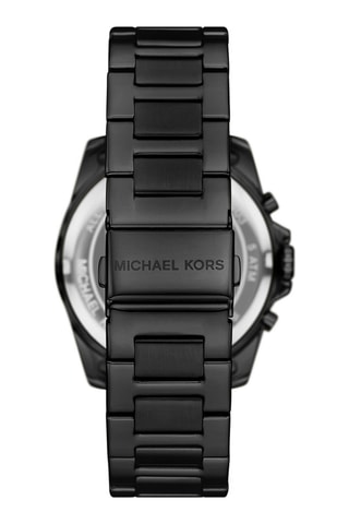 Stalen Quartz Horloge en Chronograaf - Zwart