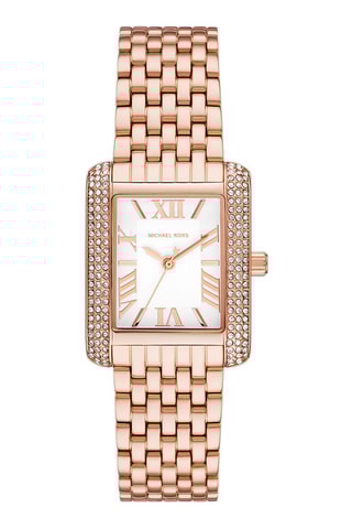 Stalen Quartz Horloge - Roségoudkleurig