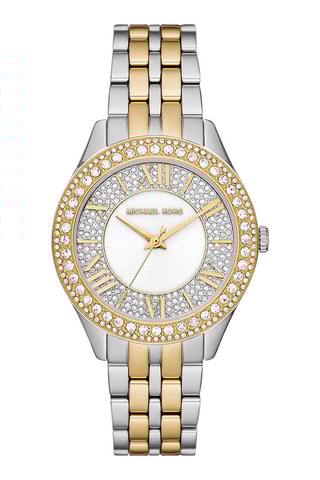 Stalen Quartz Horloge - Zilverkleurig en Goudkleurig