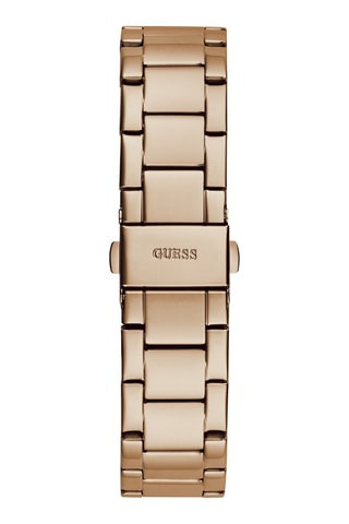 Stalen Quartz Horloge Roségoudkleurig