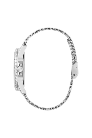 Montre à quartz en acier - Argenté et bleu