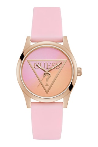 Silicone Quartz Horloge - Roze en Roségoudkleurig