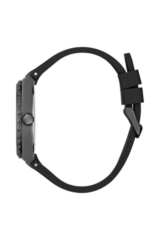 Montre à quartz en silicone - Noir