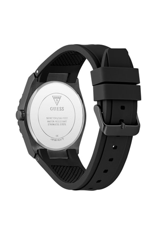 Montre à quartz en silicone - Noir