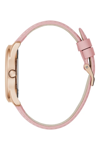 Leren Quartz Horloge