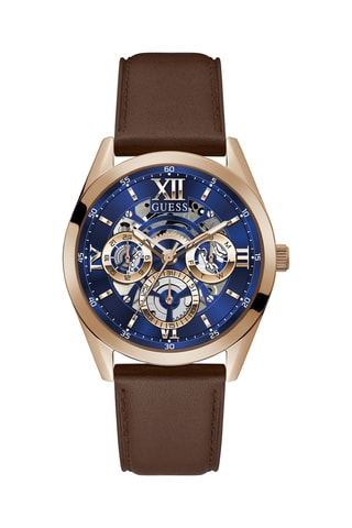 Montre à quartz en cuir