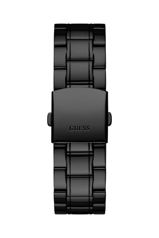 Montre à quartz en acier - Noir