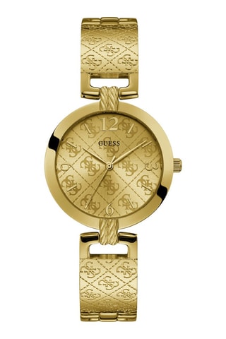 Stalen Quartz Horloge Goudkleurig