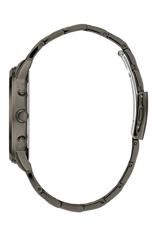 Montre à quartz en acier Hendrix - Gris et bleu